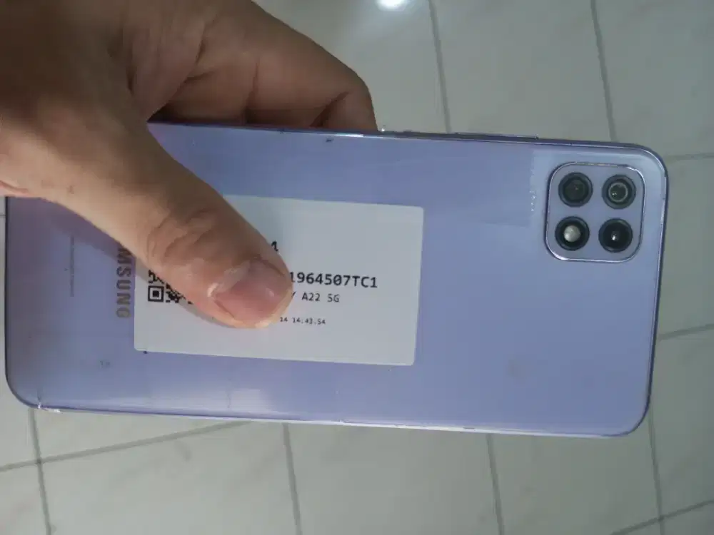 Samsung A22 5G Violet 128Gb/6Gb.ORI Perfect#Golden ponsel