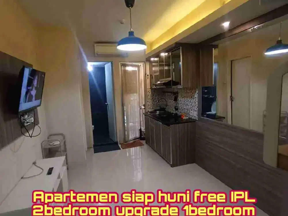Apartemen siap huni free IPL tipe 2bedroom upgrade 1bedroom tower Jasmine Lt. 3 Bassura City