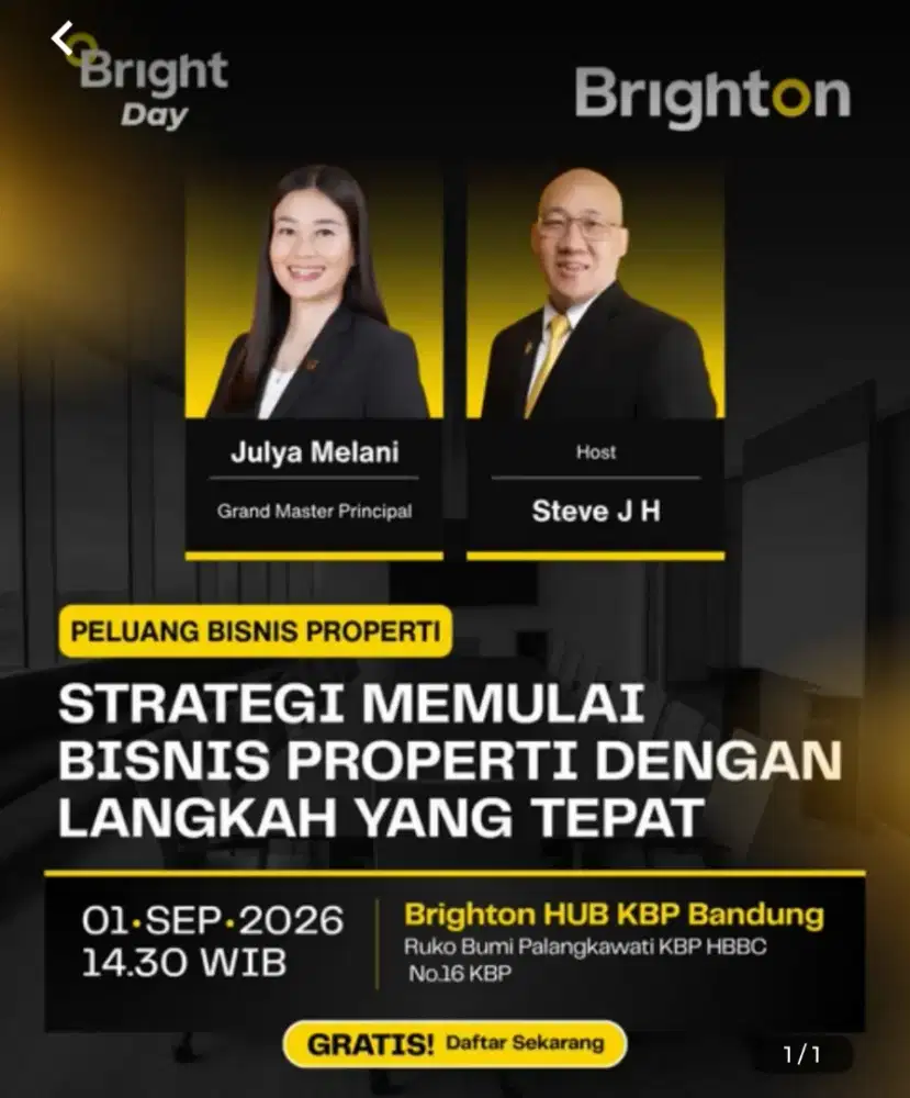 Lowongan Mitra Bisnis ( Agen Property)