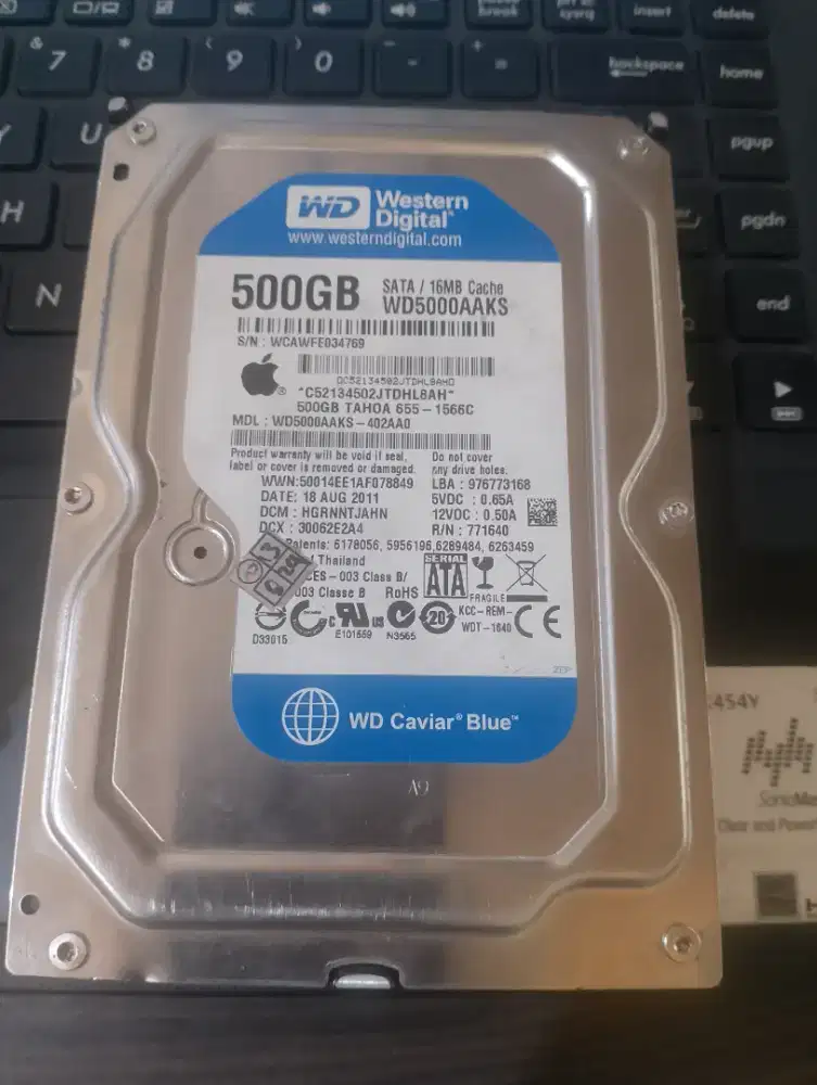 HDD 3.5 WD Caviar Blue 500 GB 100/100