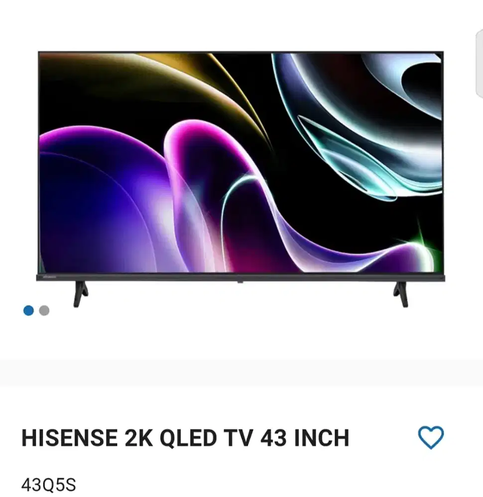 TV HISENSE 43 INCH