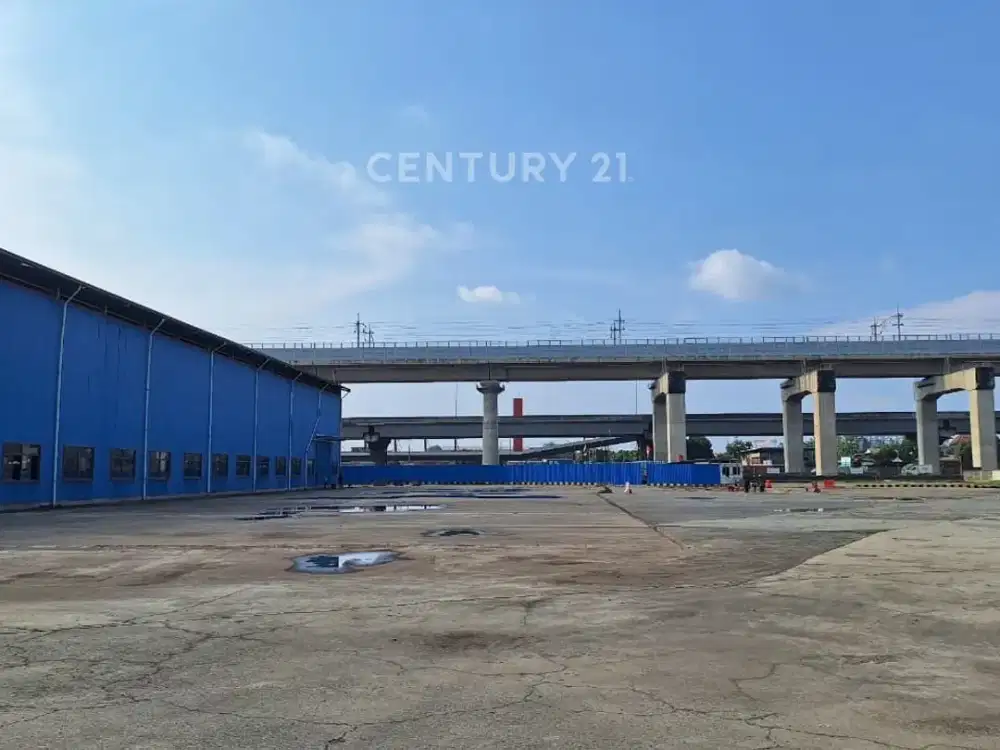 Tanah Luas 1014 M2 Di Pinggir Jalan Tol Jakarta Bekasi  Di Tambun