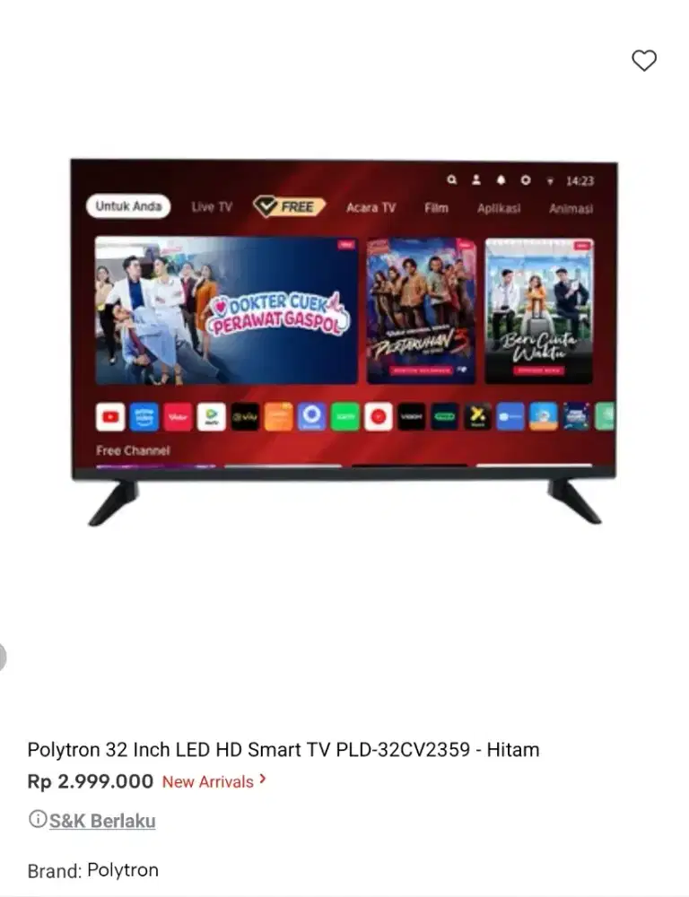 google tv promo bisa cicilan syarat ktp tanpa dp bayar bulan depan