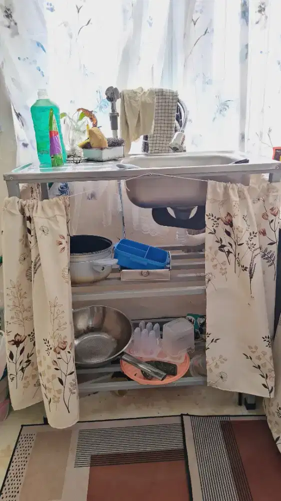 Sink Cuci Piring - 1 Hole Portable