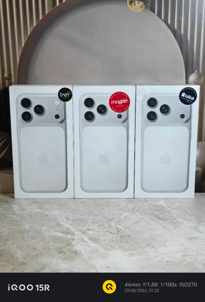 iphone 17 pro 256gb silver garansi ibox baru