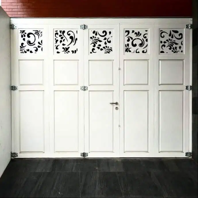 Pintu garasi handerson sliding laser cutting