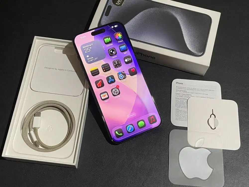 iPhone 15 Pro Max 256gb iBox Blue Titanium Fullset Original