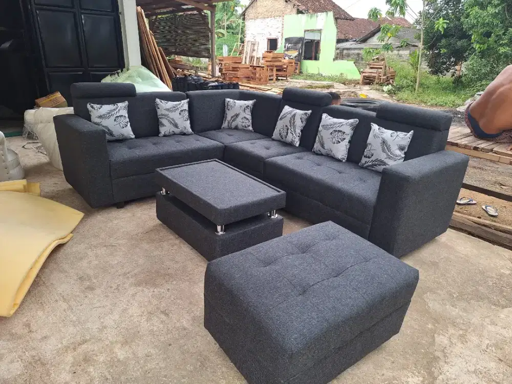 Sofa minimalis murah + puk