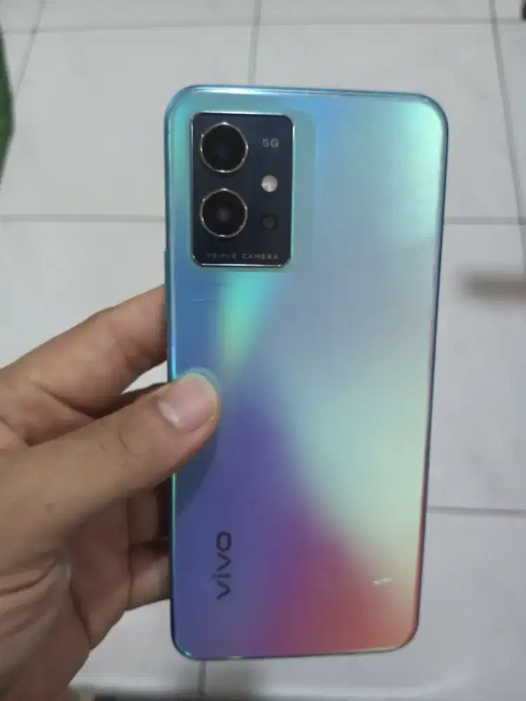 Vivo T1-5G Rainbow Fantasy 128Gb/Ram8(4+4Gb)ORI Perfect#Golden ponsel