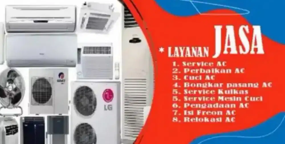 JASA SERVICE AC, BONGKAR PASANG AC,DLL