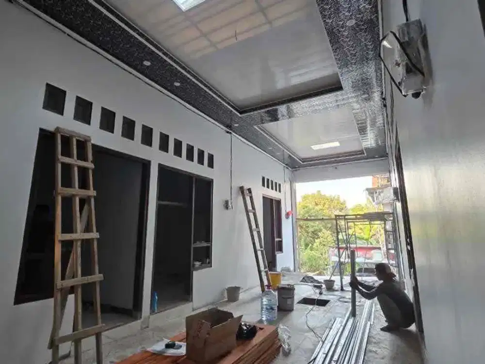 Rumah kos proses finishing kontruksi 2 lantai Ring 1 Unnes ampel gading semarang