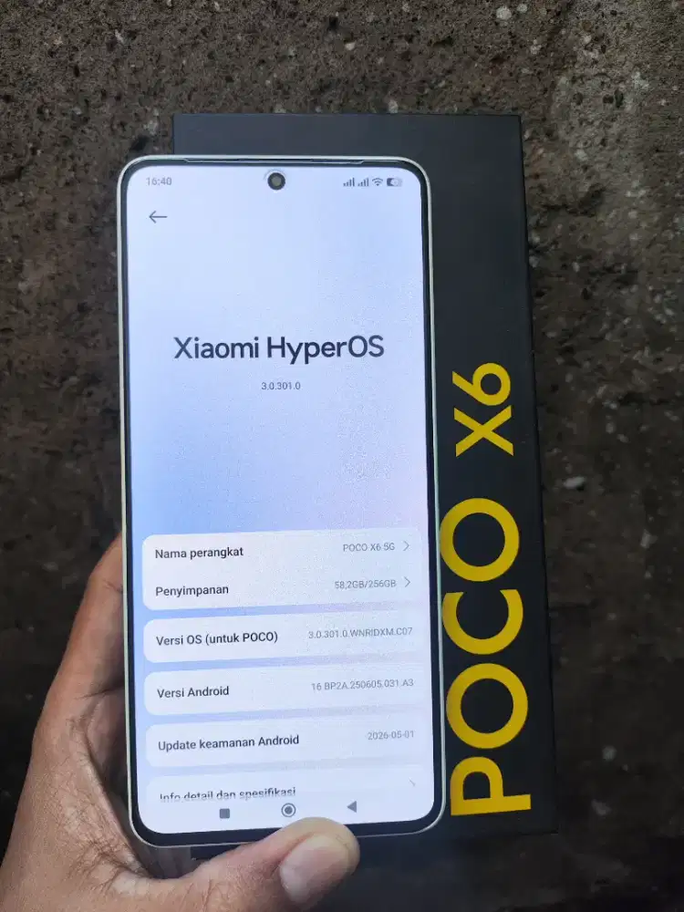 Jual POCO X6 5G 12/256 GB Fullset Garansi Resmi