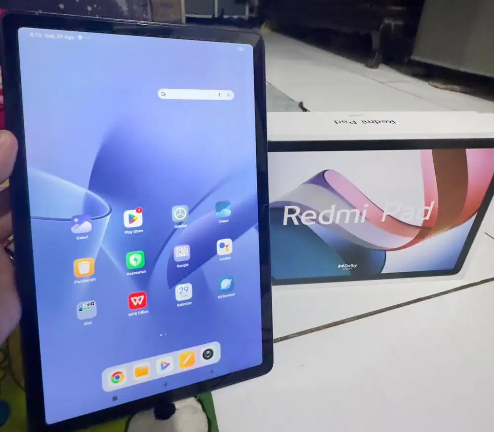 Redmi Pad 10.61 RAM 6/128GB Mulus Fullset Free Case Xundd