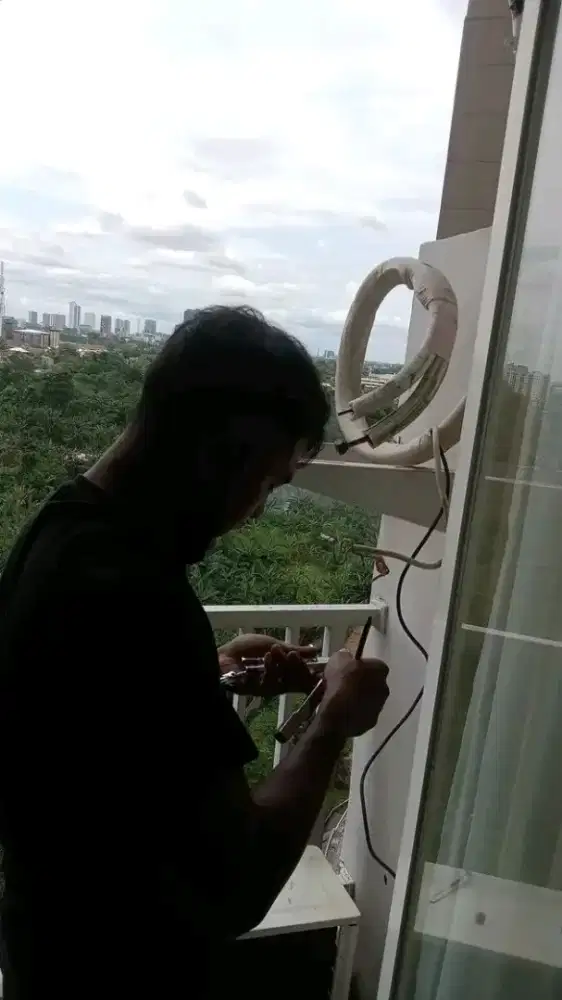 Servis ac kulkas bongkar psang ac