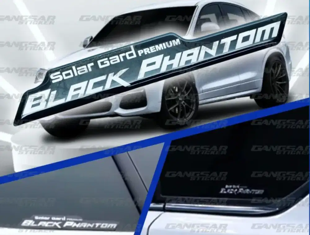 Kaca Film Black Phantom