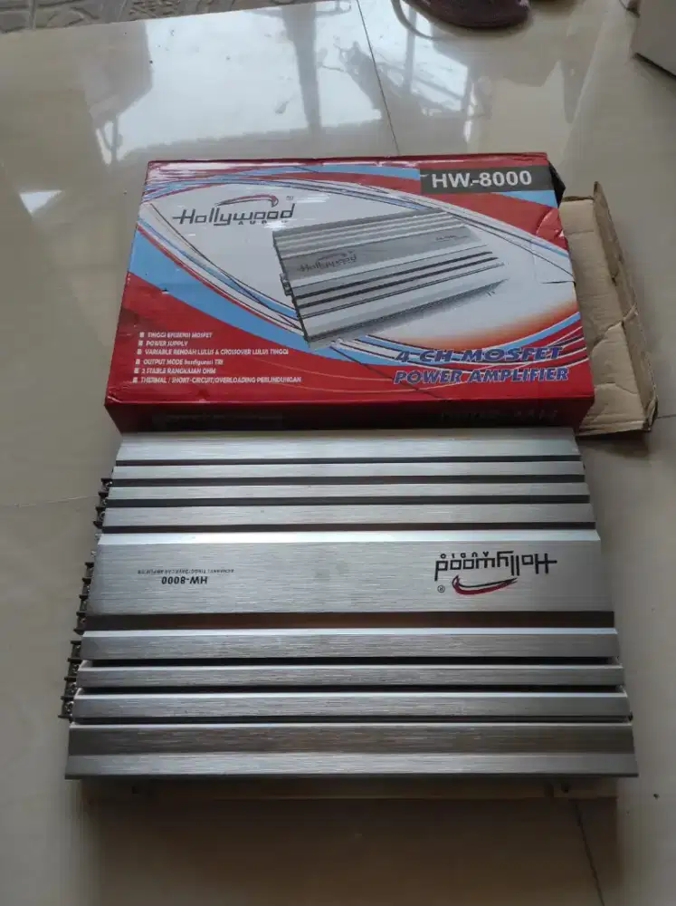 Amplifier mobil Hollywood he 8000 audio mobil