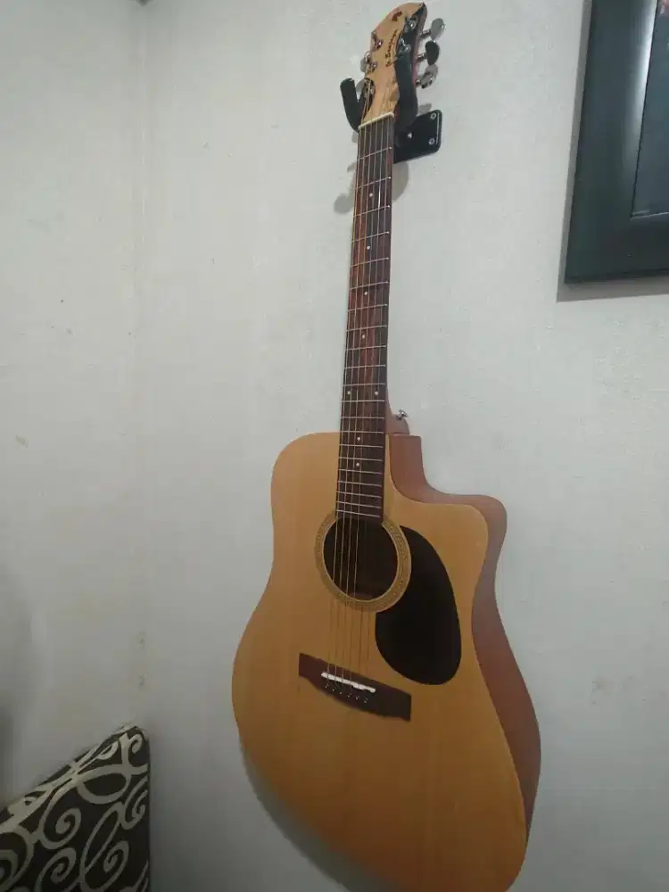 Gitar Akustik JR SANAJAYA DN900C + Preamp Fishman