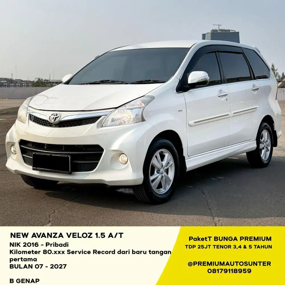 KM77rb 2016 VELOZ 1.5 A/T Toyota Avanza 2017 Brio Calya Biante