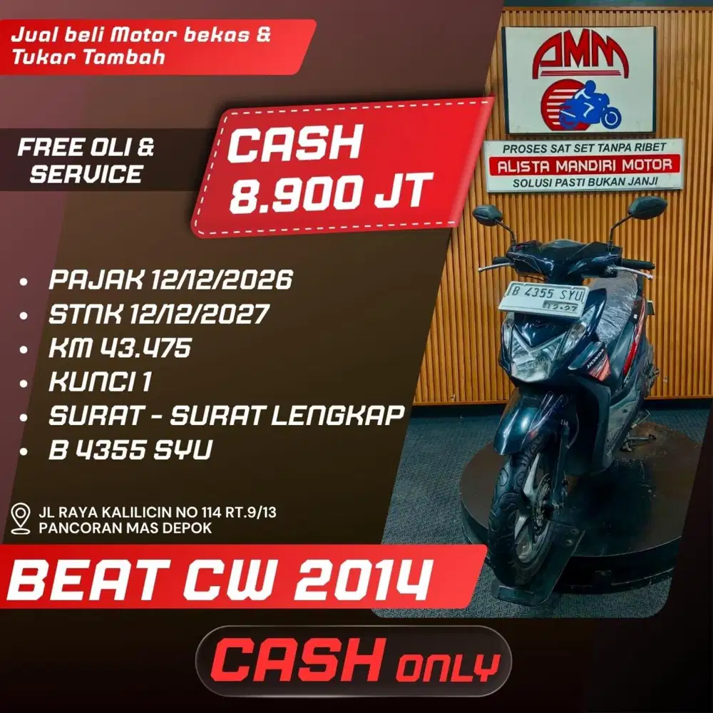 BEAT CW 2014 CASH ONLY ALISTA