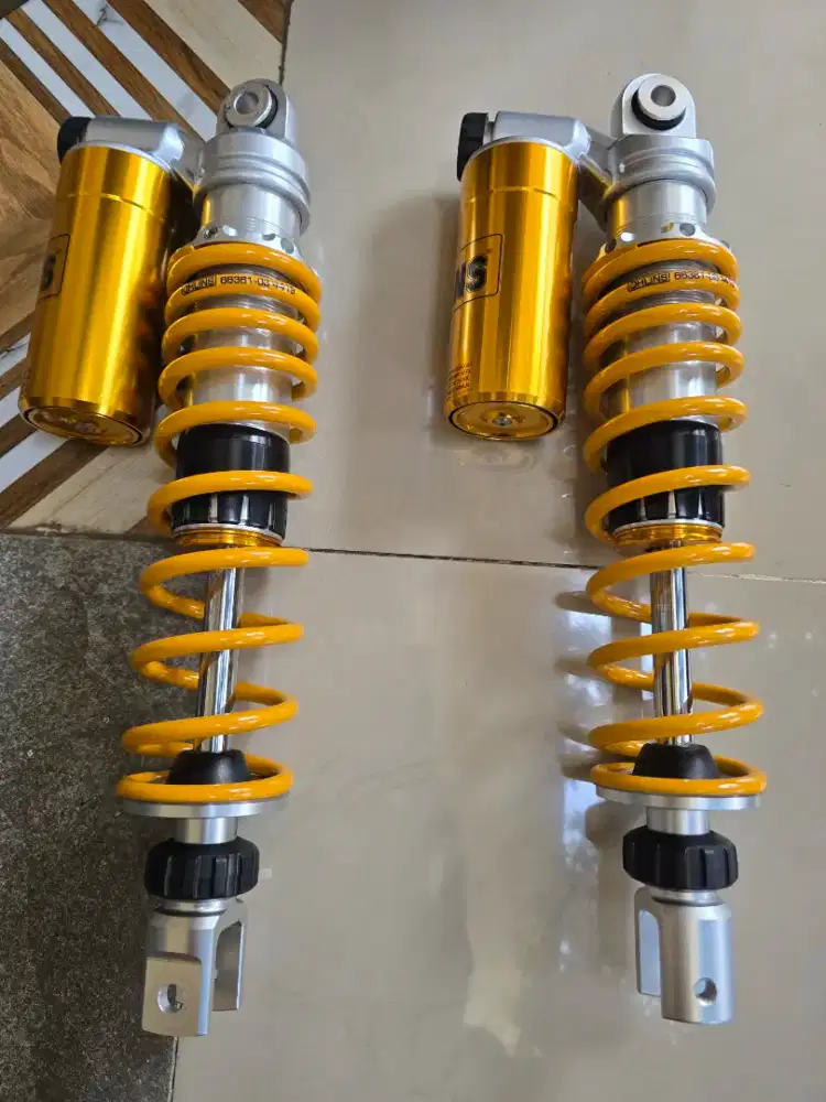 Shock ohlin 350mm xmax +Swing arm + cover bak cvt ori chrome new nmax