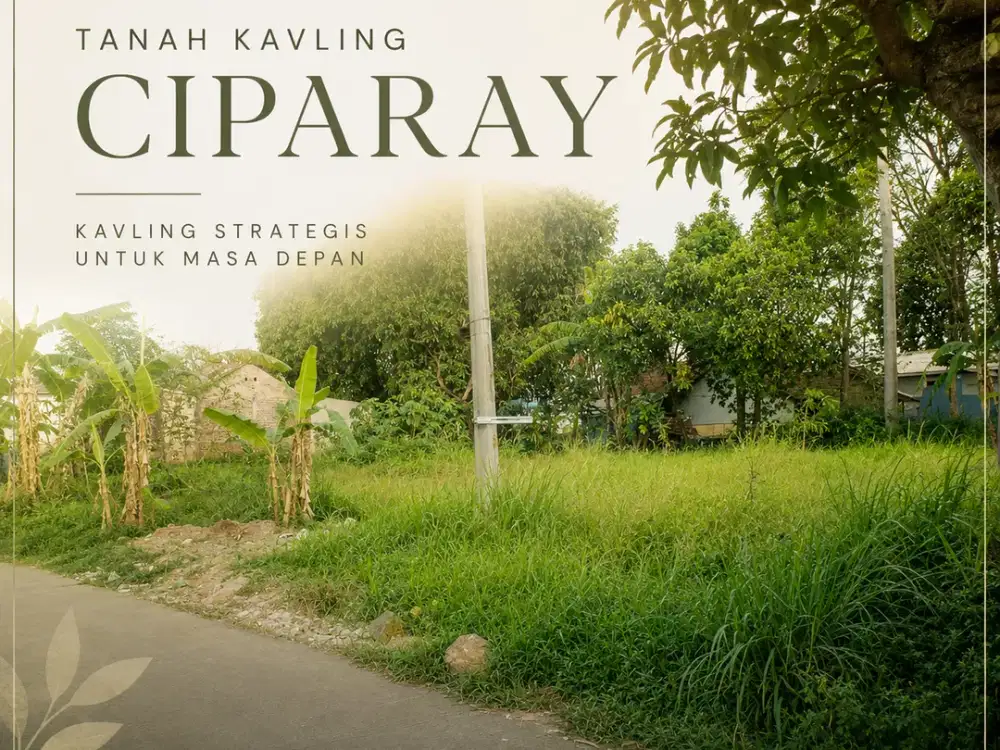 TANAH KAVLING CIPARAY SIAP BANGUN,300JT-AN