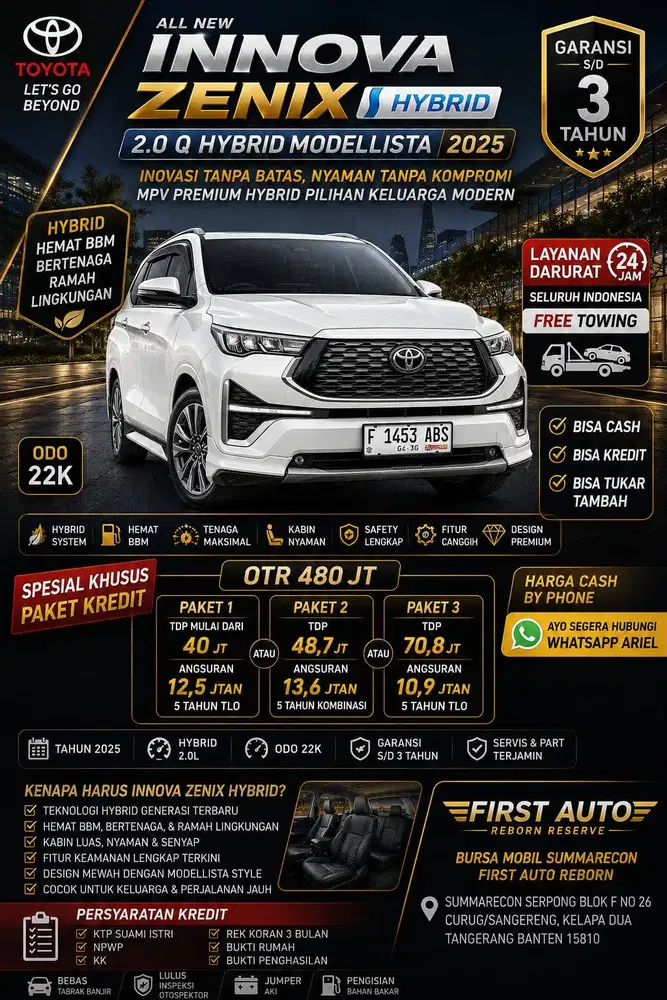 Zenix 2.0 Q hybrid Tahun 2025