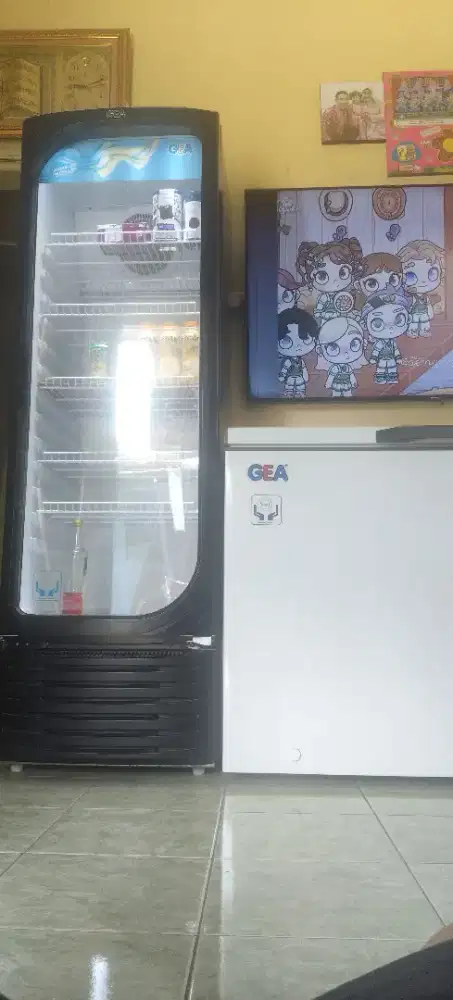 Mohon izin mau jual freezer sama showcase masih Normal semua