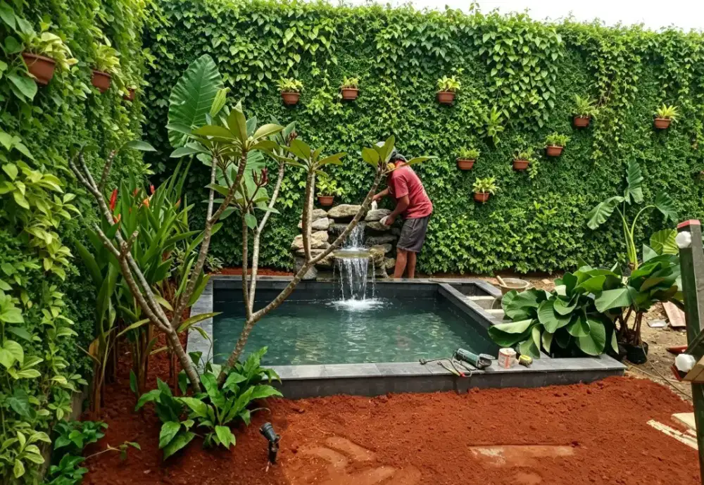 Taman vertical garden