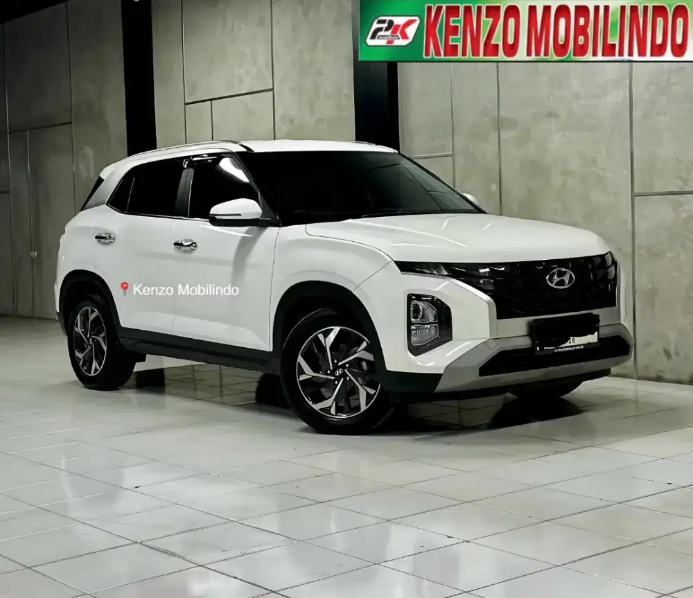 [Km 27rb] Creta 1,5 Trend AT 2023/2024 putih,tgn 1 seperti baru dp 25
