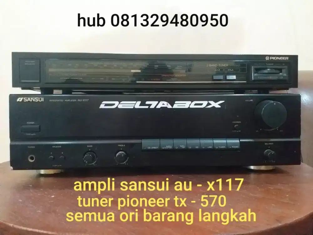 Ampifier sansui & audio tuner
