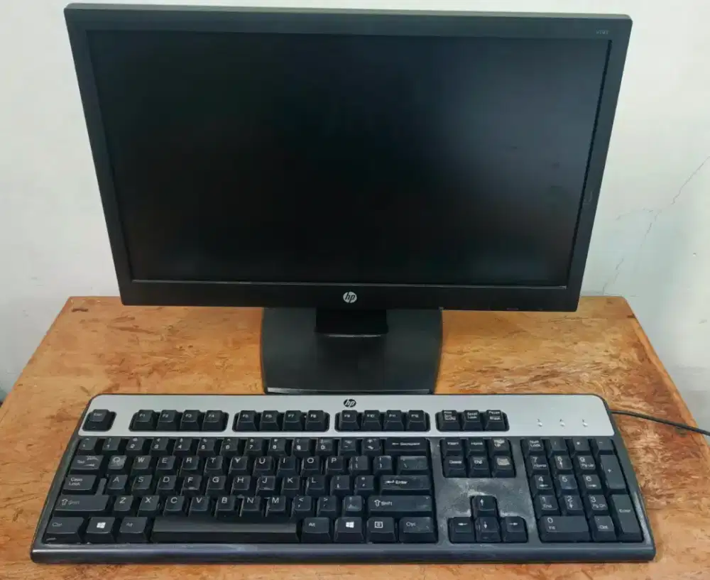 ‎Monitor HP V193 18.5 Inch Mulus - Cocok untuk Kerja/Sekolah/CCTV
