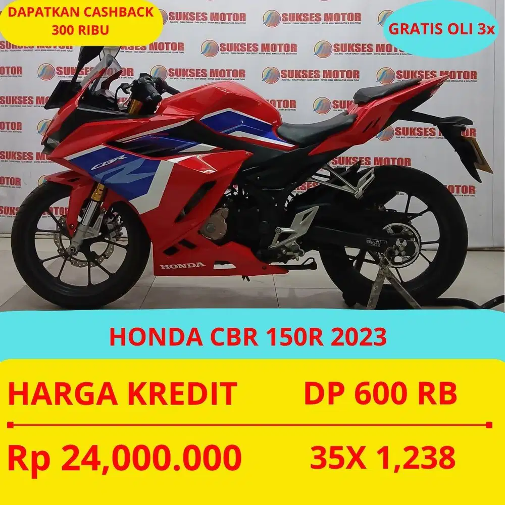 HONDA CBR 150R 2023 DP MURAH 600 RIBU GUYSS