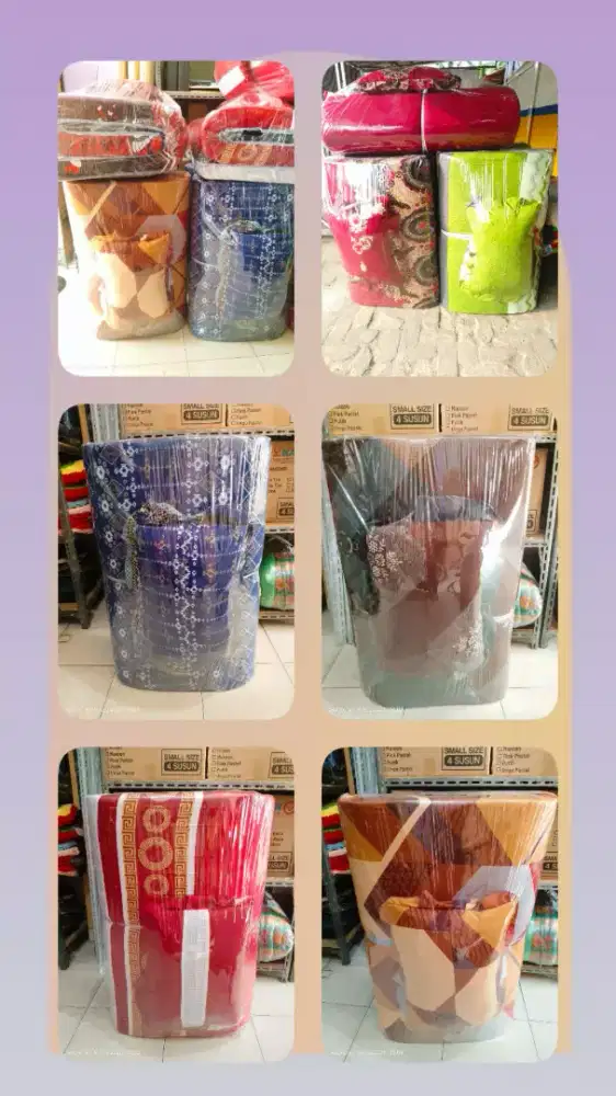 Kasur busa set bantal