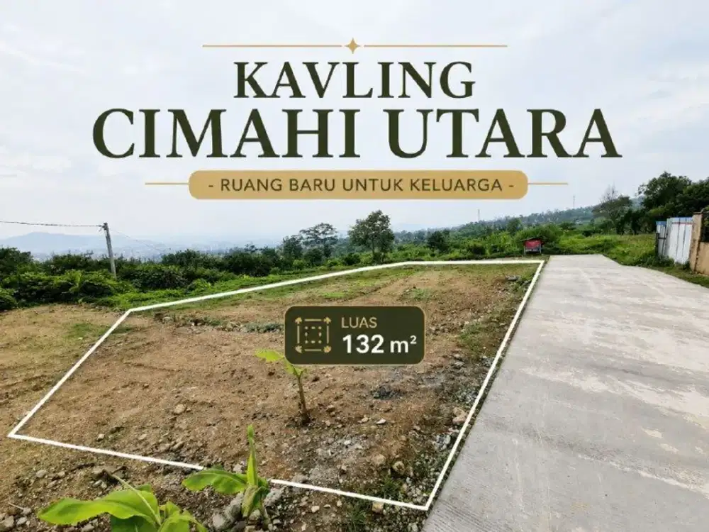 Tanah Kavling Dekat Alam Wisata Cimahi 500 Jutaan