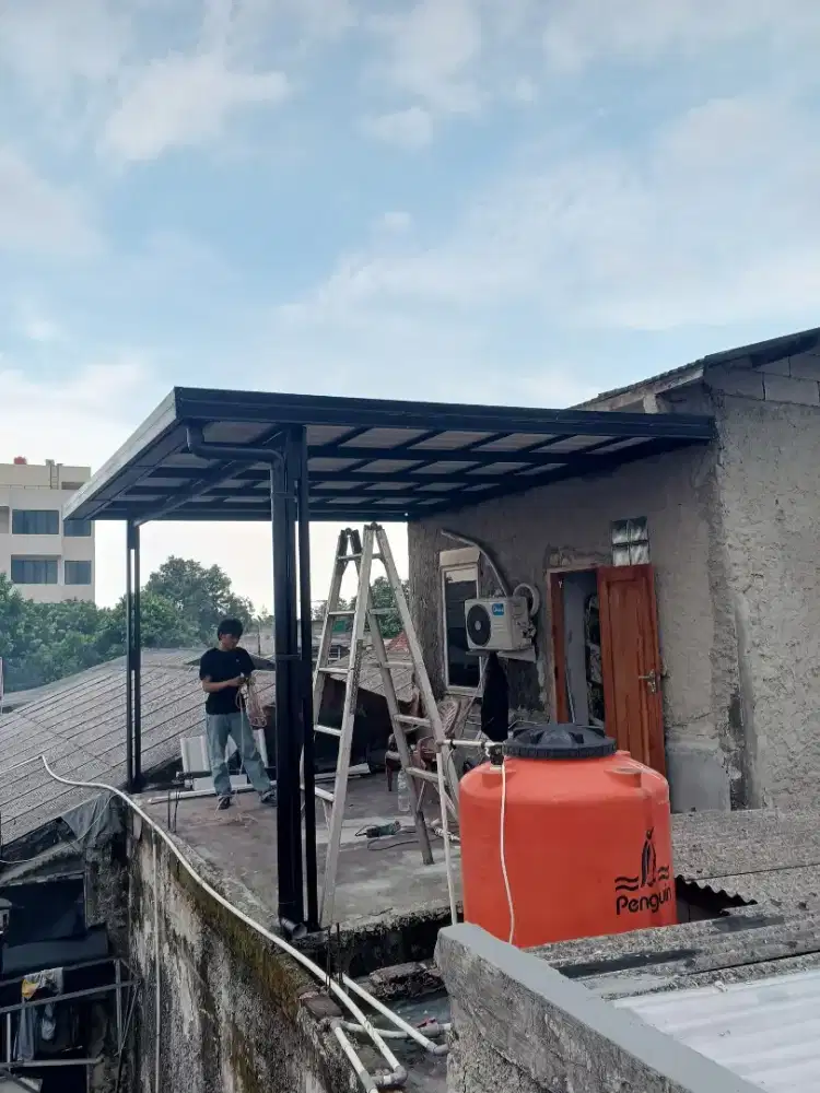 Kanopi Carport minimalis Baja Ringan se-jabodetabek