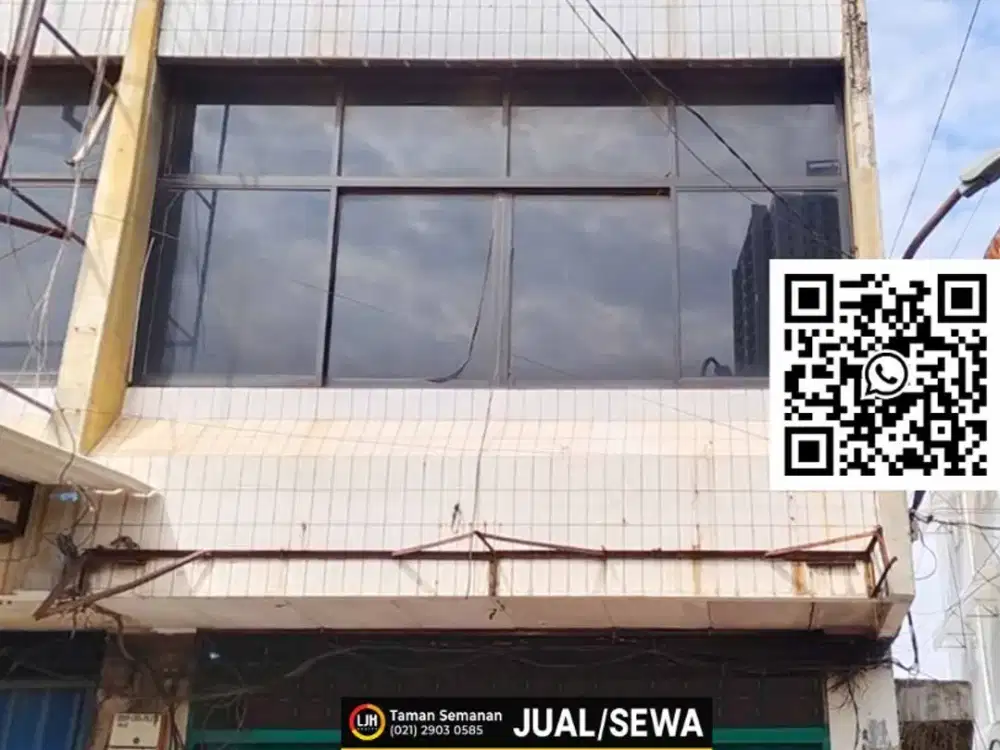 Dijual atau Disewakan! Ruko Hook Interkota Cengkareng Jakarta Barat - Lokasi strategis, 3.5 Lantai