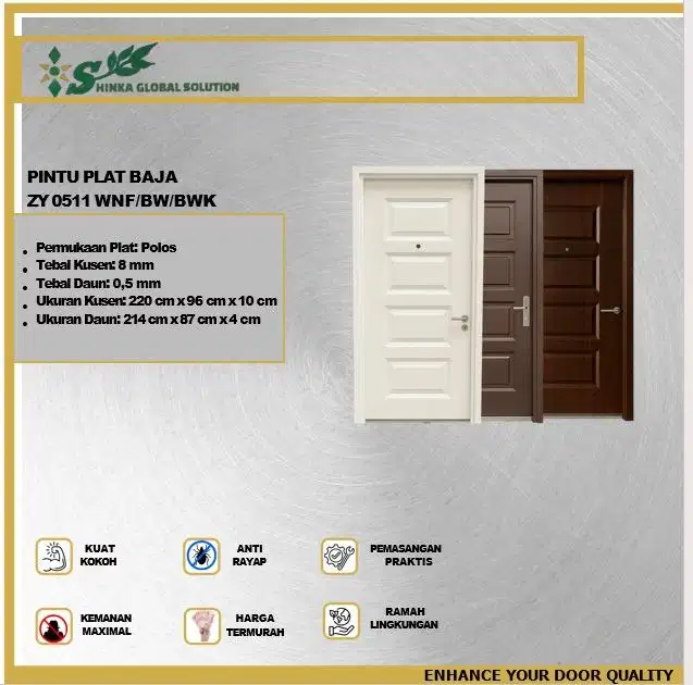 PINTU PLAT BAJA ZY 05