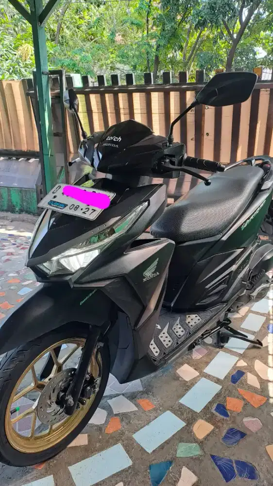 VARIO FI 150 CC LED OLD BLACK MATTE SS LNGKP B DKI JKT MESIN HALUS JOZ