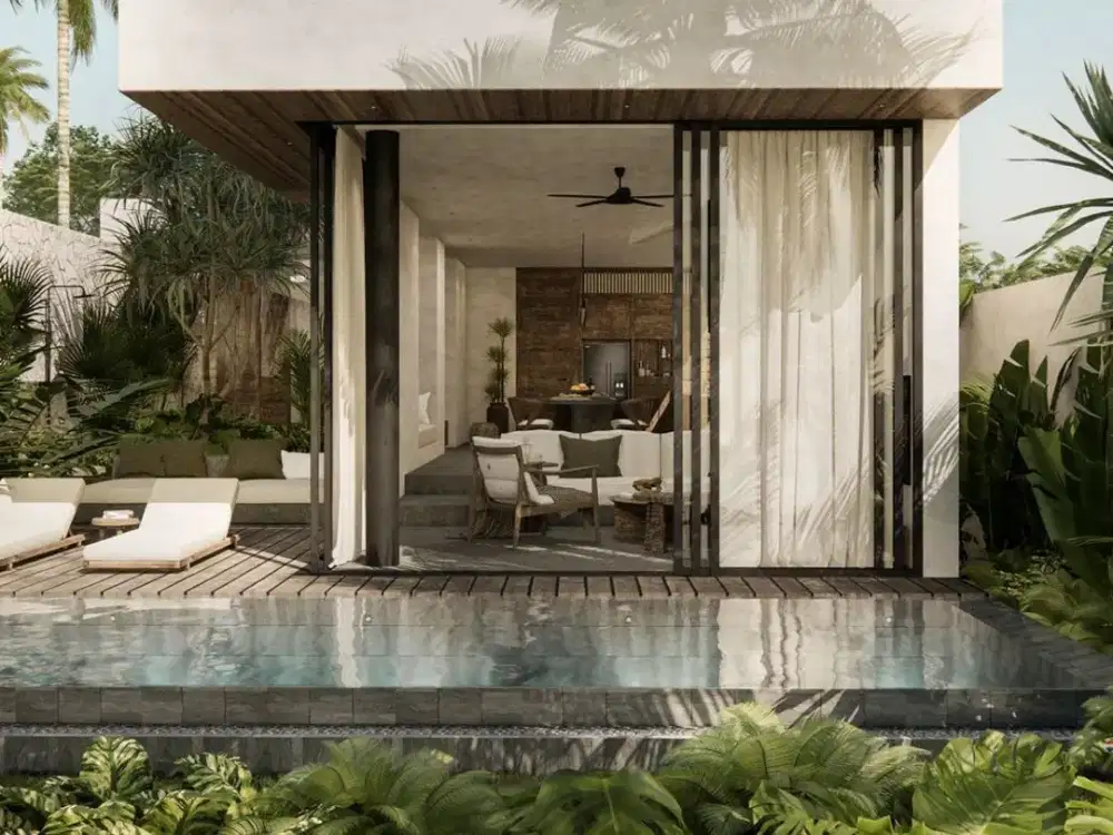 Modern Tropical 2-Bedroom Freehold Villa For Sale In Tabanan