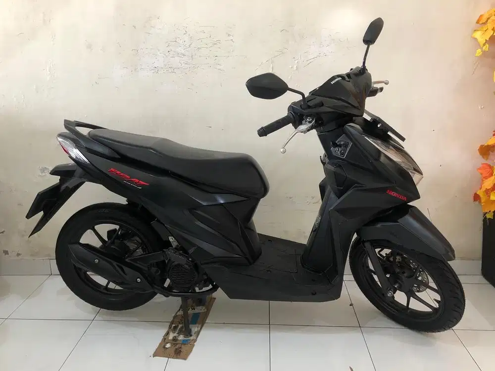 Honda Beat Deluxe ISS Th.2024 hitam!!