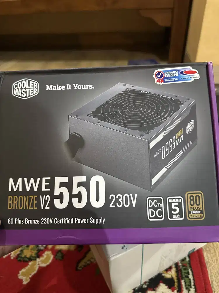 Power Supply Cooler Master MWE550V2-550W80+BRONZE (Garansi Resmi 2029)