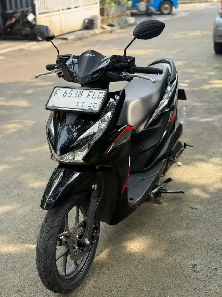 Honda Beat CBS Thn 2025 Hitam Mulus Pajak Panjang