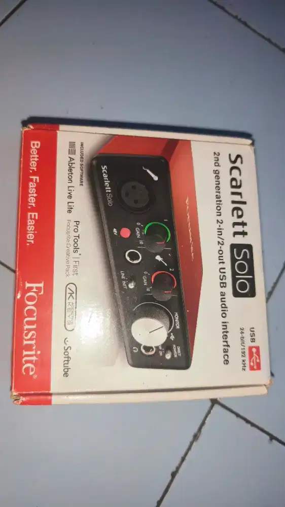 Soundcard focusrite scarlet solo gen2