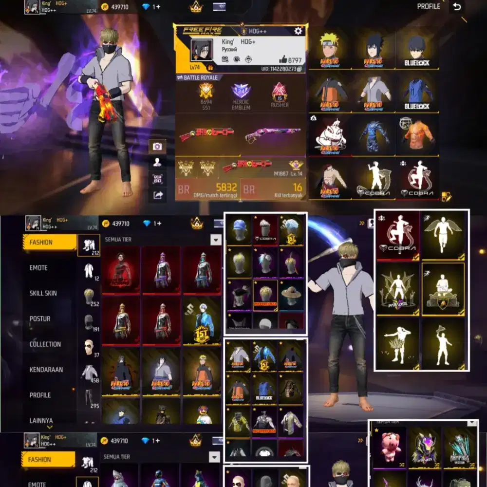 jual akun game ff 100% aman dijamin sesuai dengan pesanan