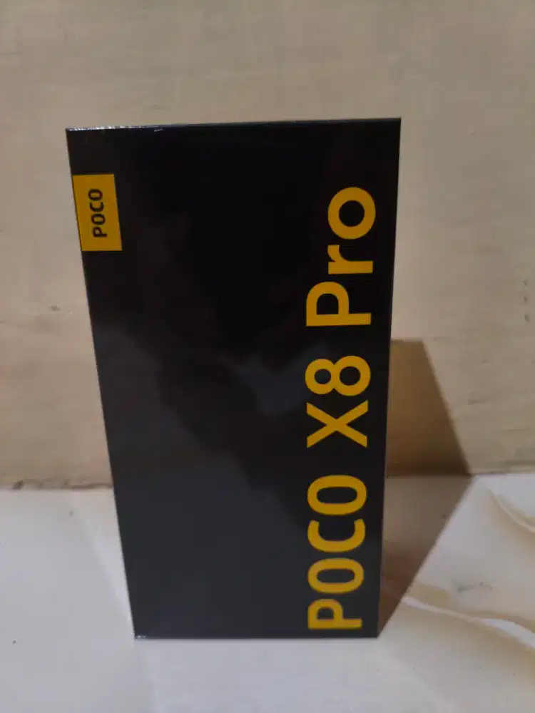 Poco x8 pro 12/512 black New Segel