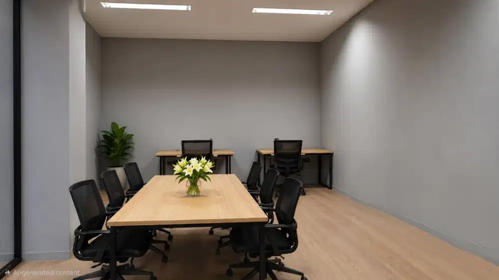 Ruang kantor siap pakai semi furnished, Pusat kota bandung