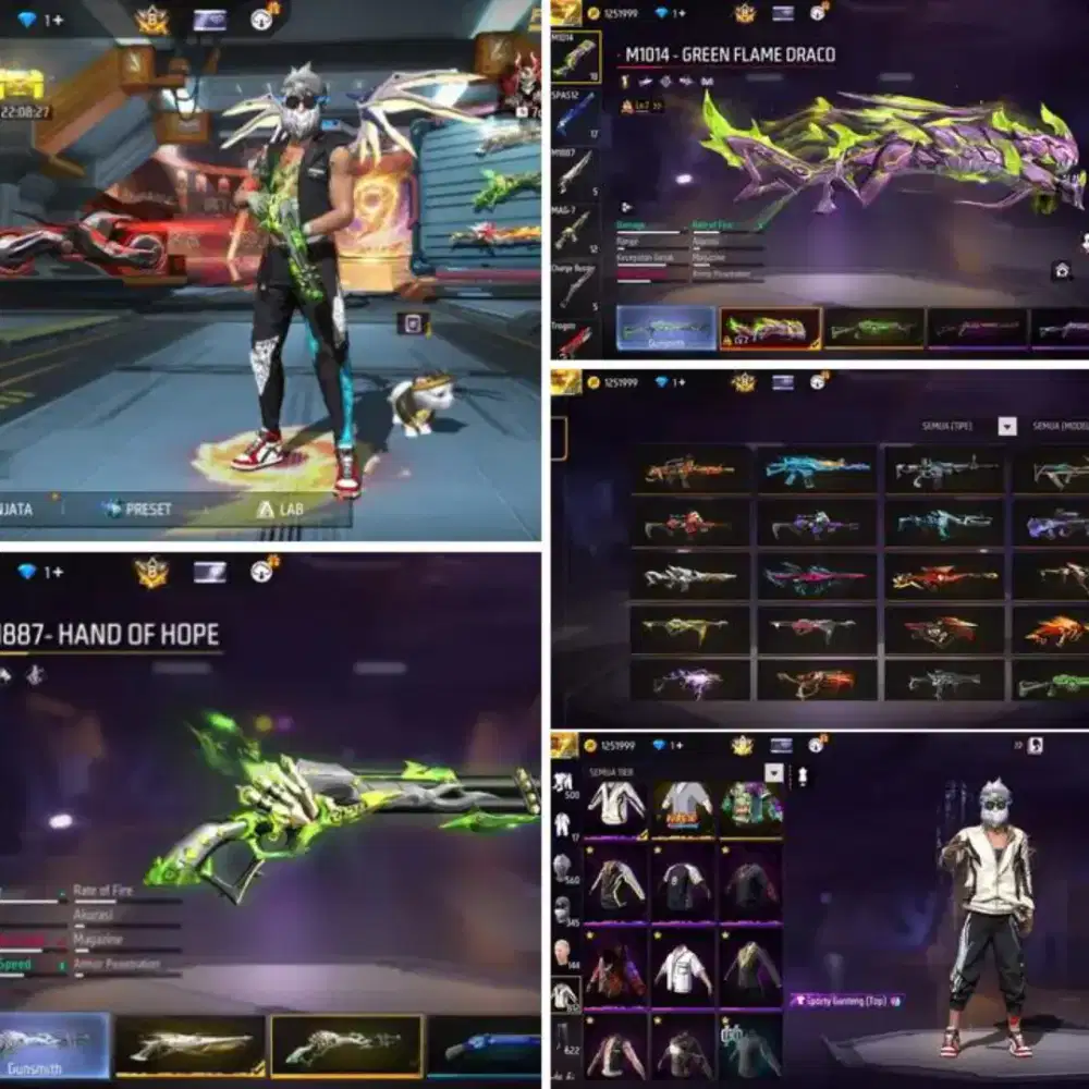 jual akun game ff 100% aman dijamin sesuai dengan pesanan