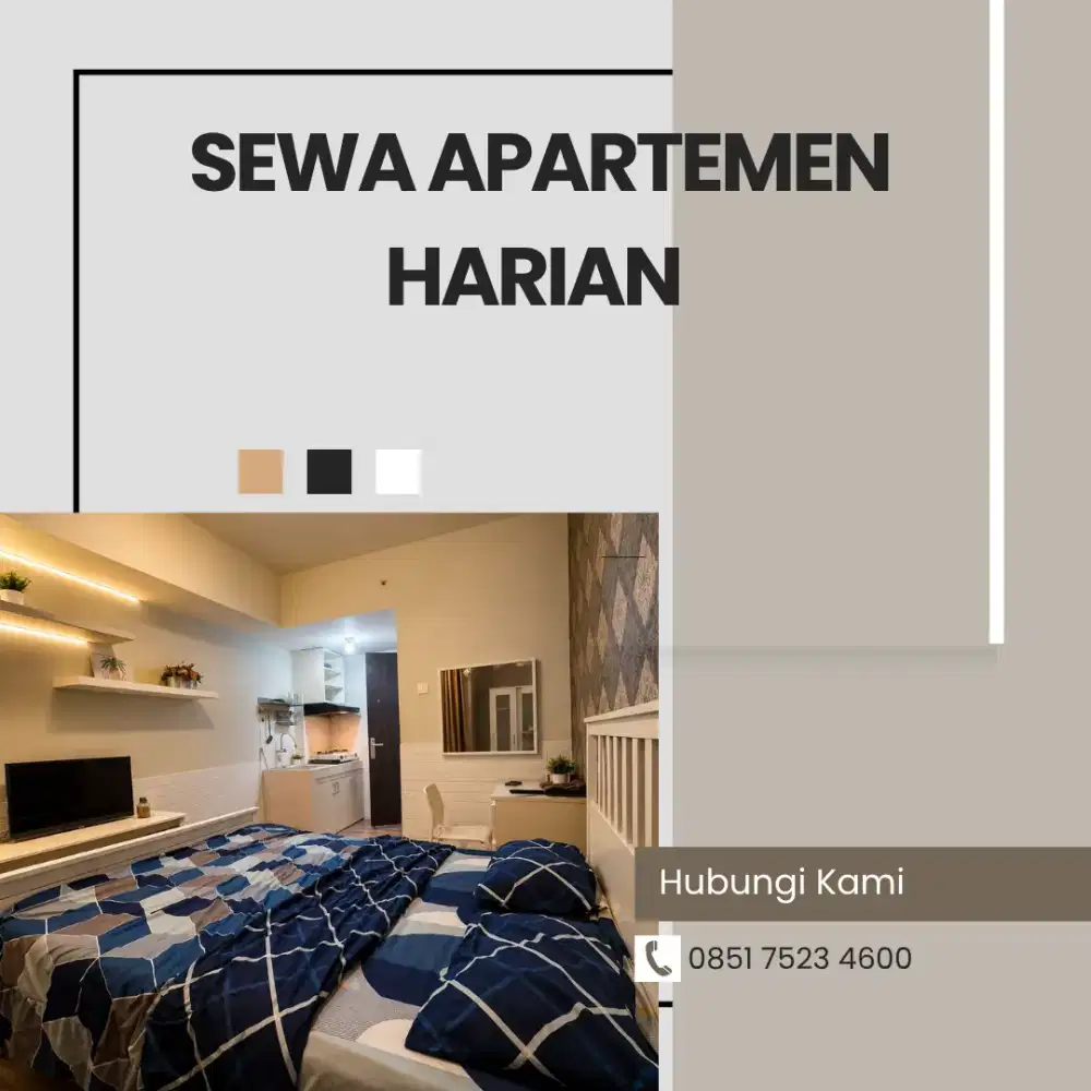 Sewa apartemen harian murah green Pramuka city Jakarta pusat