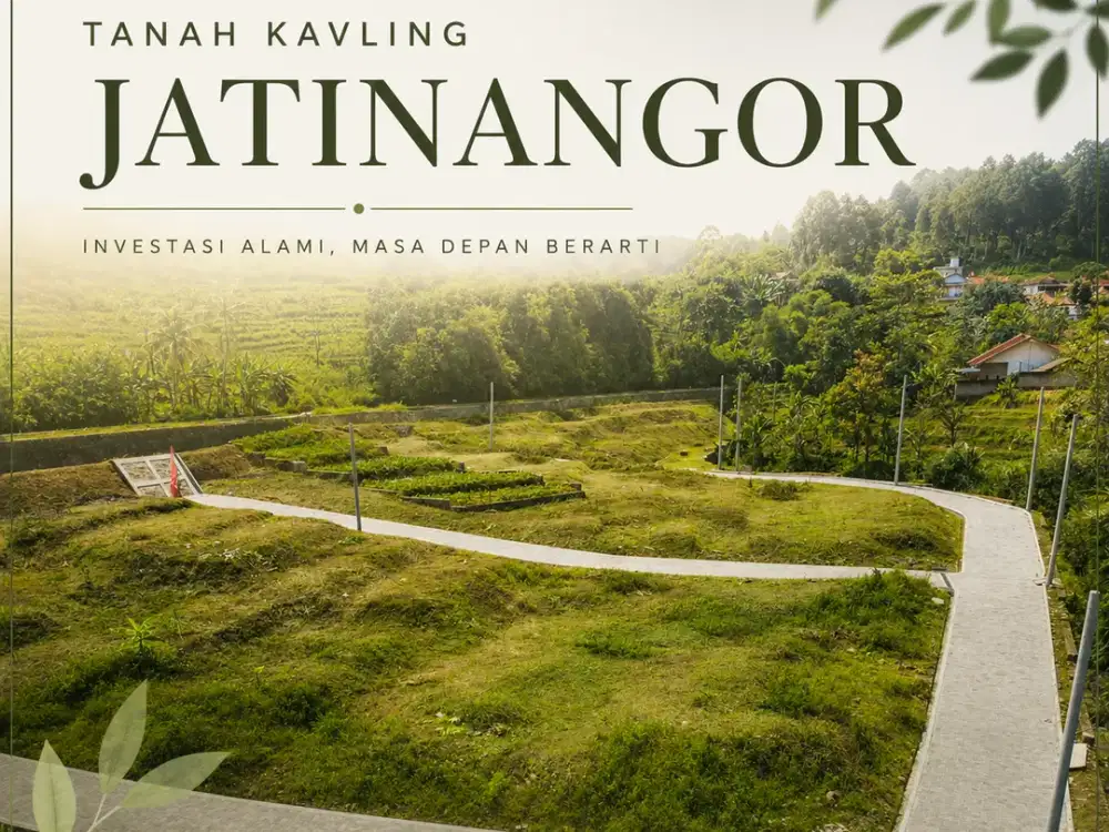 TANAH KAVLING DENGAN VIEW INDAH? JATINANGOR HADIR