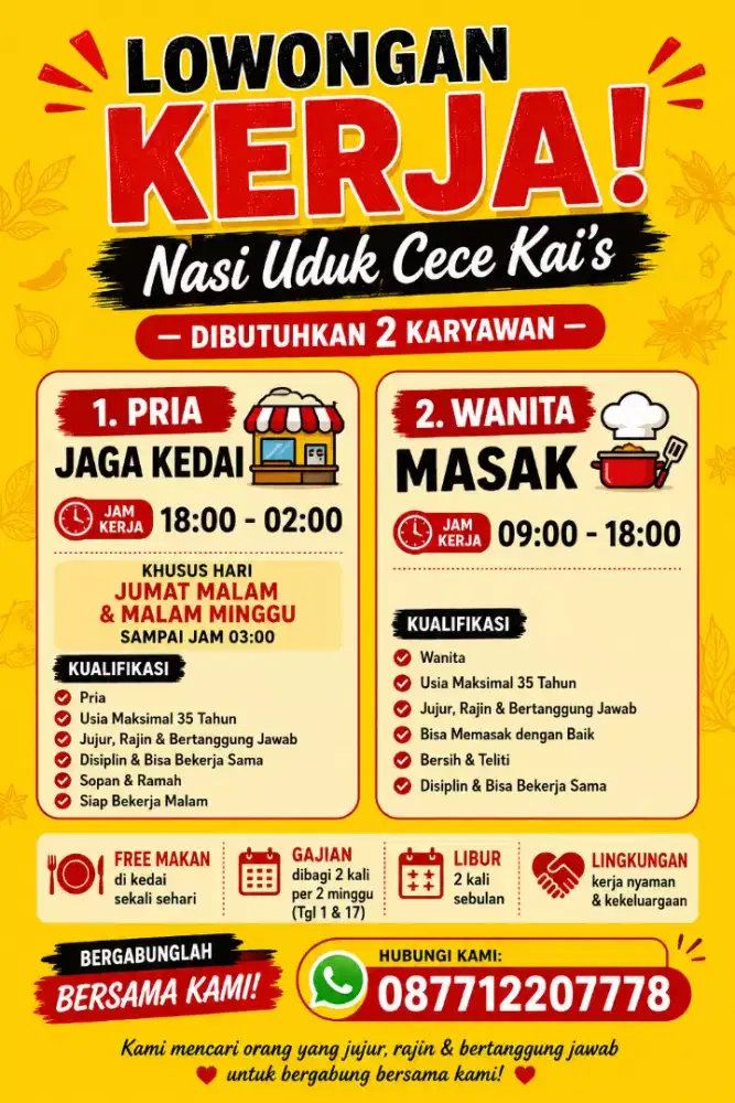 LOWONGAN PEKERJAAN